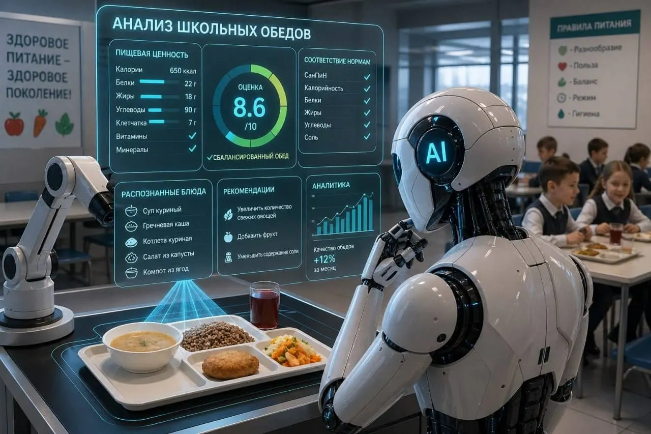 Власти потратили миллионы на систему умных весов, тепловизоров и камер в столовых Ноябрьска и Салехарда. ИИ выявил, что блюда остывают; в одной школе проблему решили установкой теплового шкафа, однако проект вызвал вопросы о целесообразности расходов.