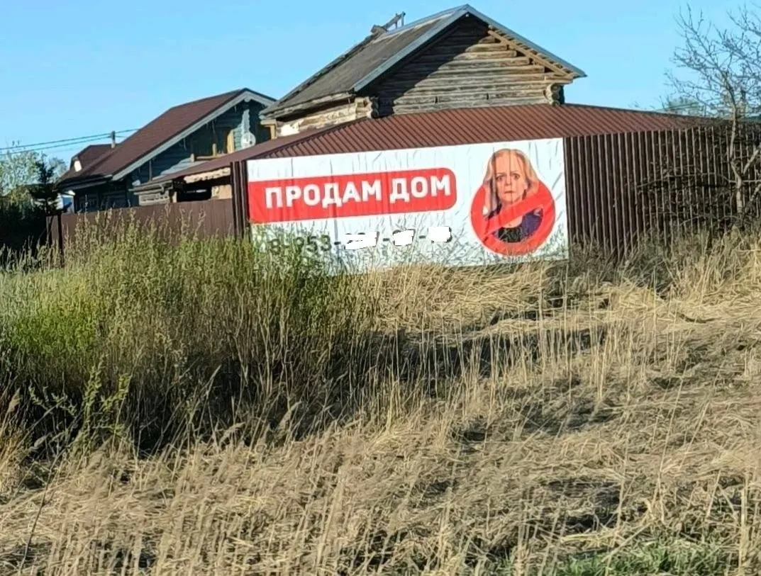 Дача в черте Пскова выставлена на продажу, а в объявлении использовано изображение с перечёркнутой «Долиной». По словам владельца, идея — его собственная, он рассчитывал привлечь внимание.