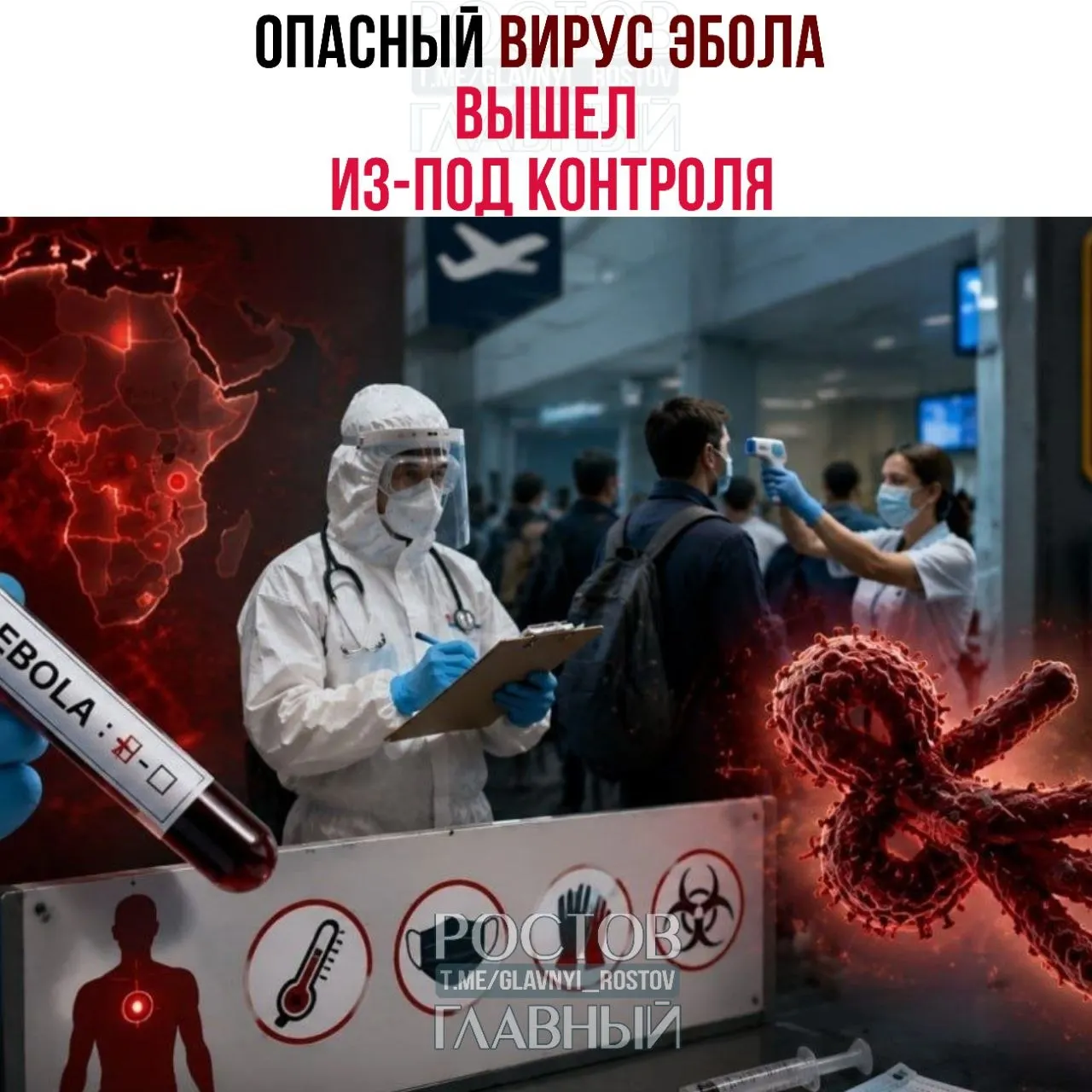 Эбола быстро распространяется по Центральной Африке; появляются подозрения на случаи в других странах, власти ужесточают пограничный контроль и обсуждают эвакуацию граждан.