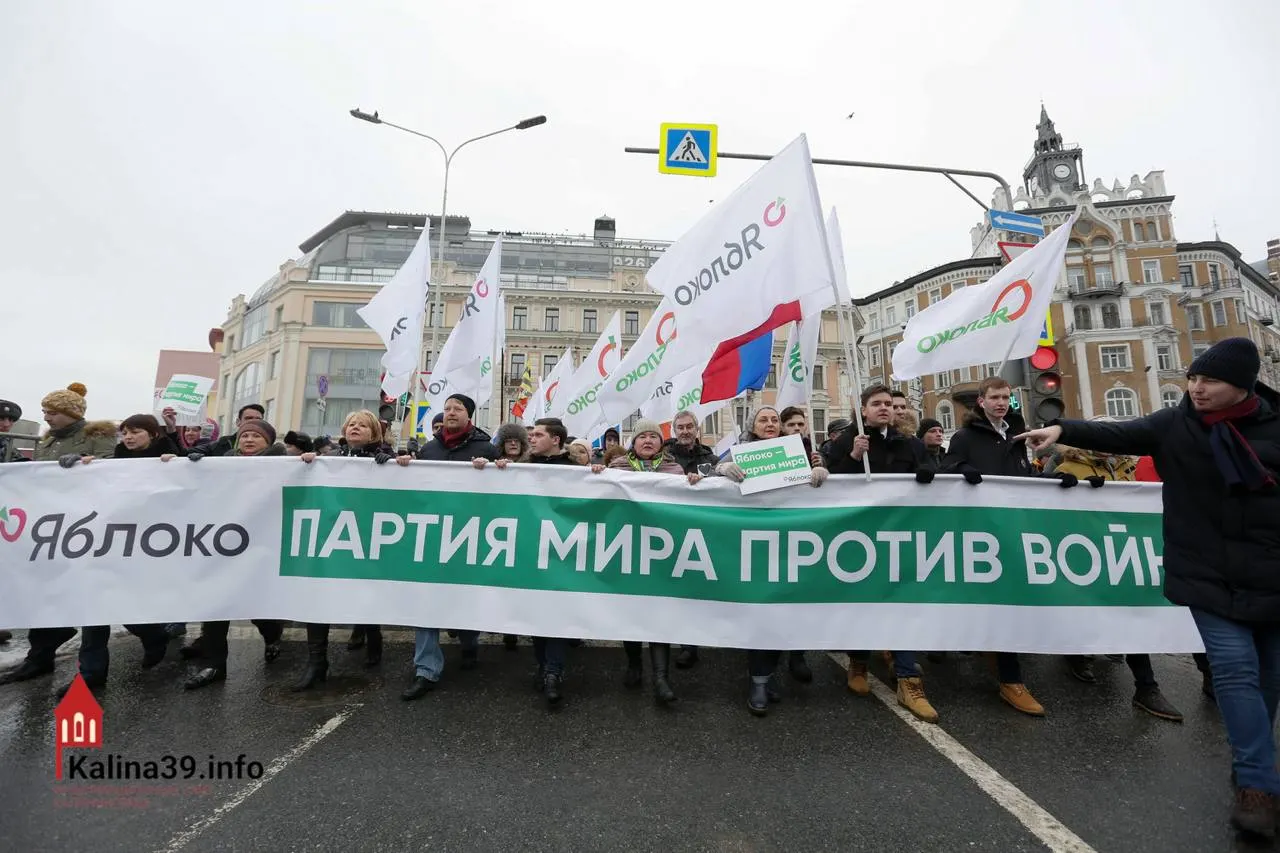 Регистрация федерального списка «Яблока» объясняют попыткой канализировать протестные настроения в контролируемое русло. Хотя партия остаётся единственной официально антивоенной силой, многие её лидеры лишены возможности баллотироваться.
