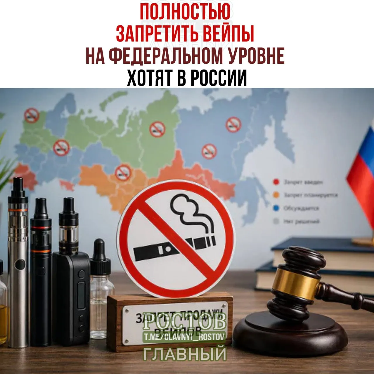 Общественные организации предлагают запретить производство и продажу вейпов по всей стране; пока федерального запрета нет, регионы могут вводить ограничения.