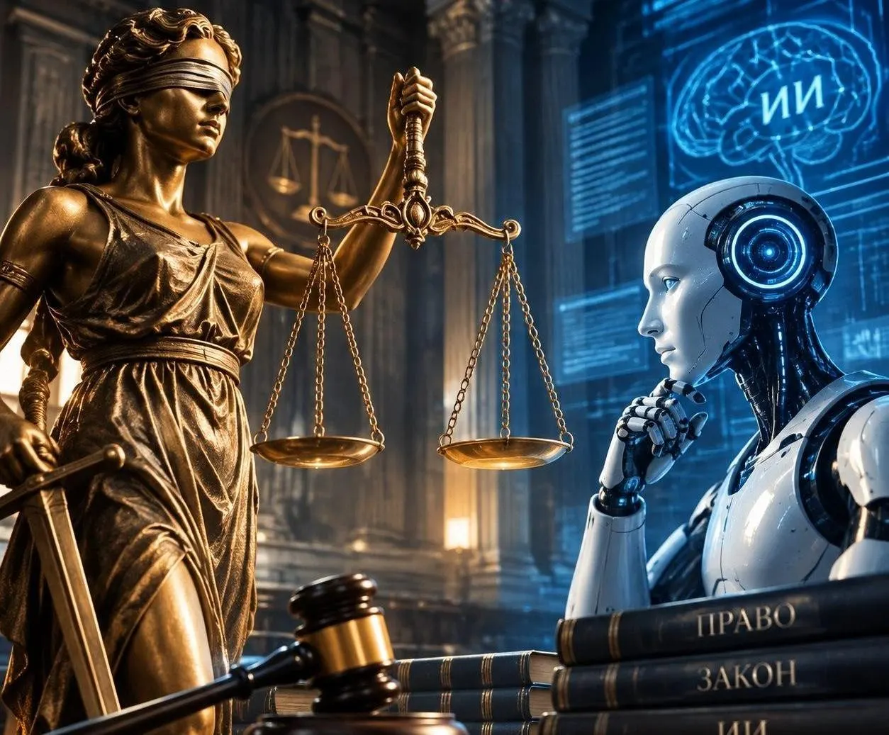 Через год в судах начнут применяться системы искусственного интеллекта, призванные ускорить рассмотрение дел и поддержать судей.