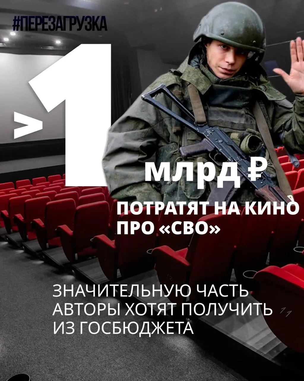 Минкультура рассматривает 11 кинопроектов, посвящённых спецоперации; бюджеты семи из них составляют около 964 млн рублей, финансирование планируется за счёт субсидий.